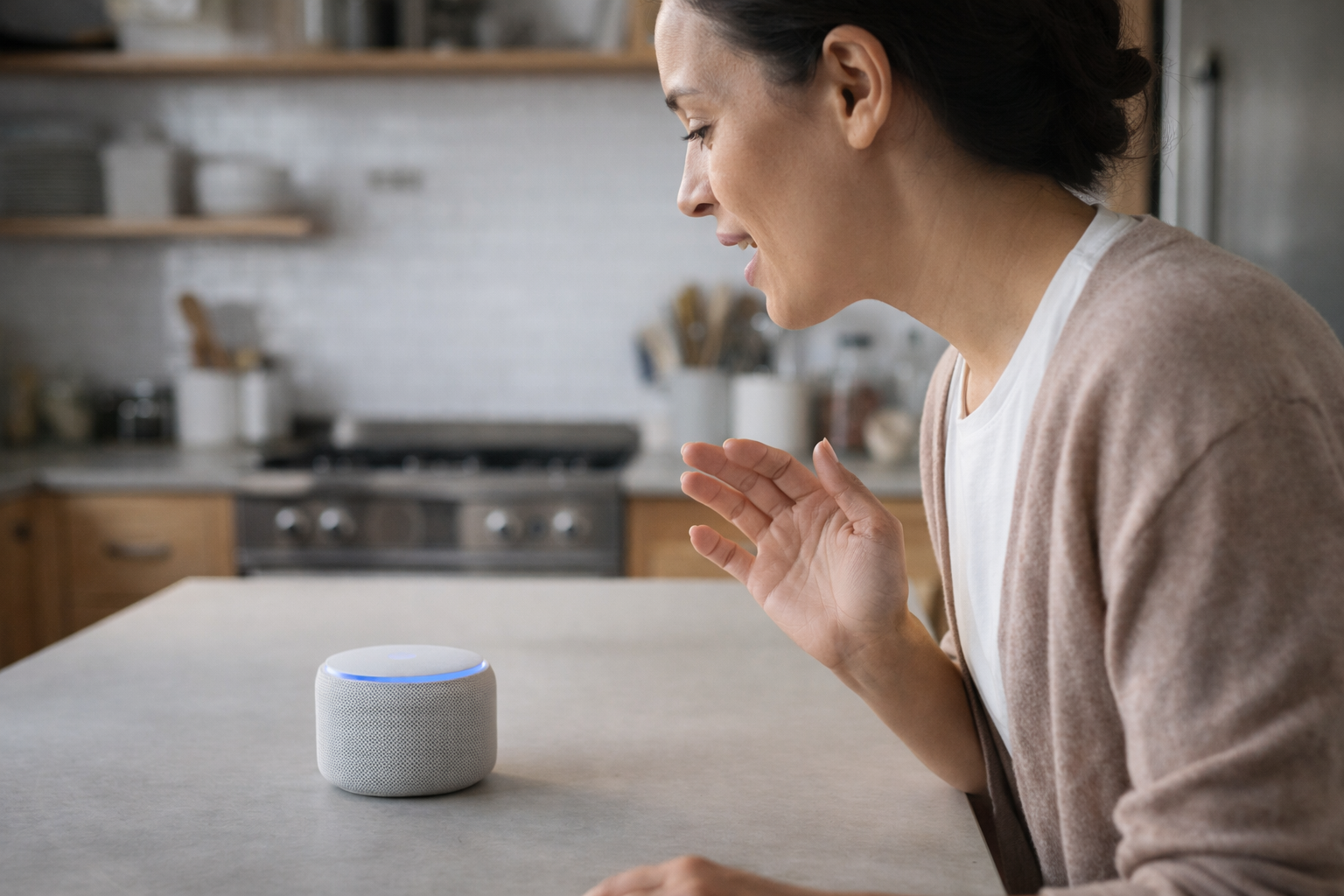 Four-step flow: input → governed routing → response → artifact receipt.